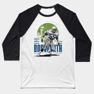 Brian Bosworth Seattle Skyline Baseball T-Shirt